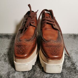 Stella McCartney Brown Platform Brogues